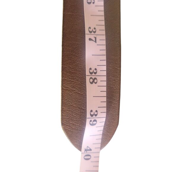 Silpada Brown Belt with Silver Flower Buckle - Picture 6 of 7